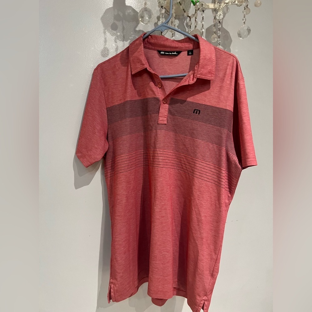 Travis Mathew Red Polo Shirt